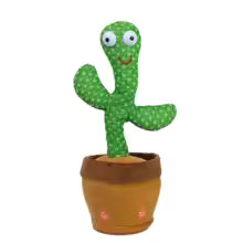 Dancing Cactus Repeat Talking Toy Electronic Plush Toys Can Sing Record Lighten USB Early Education Funny Gift Interactive Bled