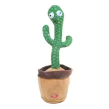 Dancing Cactus Repeat Talking Toy Electronic Plush Toys Can Sing Record Lighten USB Early Education Funny Gift Interactive Bled